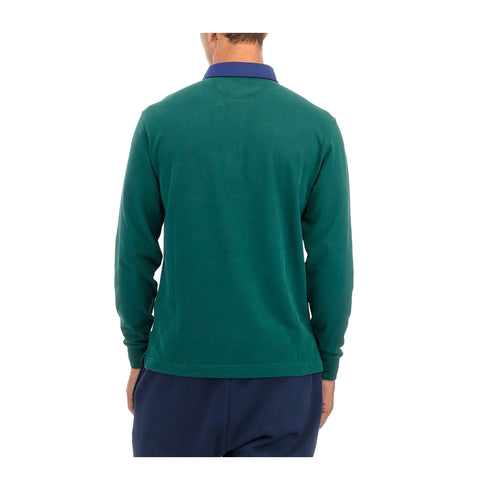 LA MARTINA Polo Polo Uomo Ruggero con logo Verde blu A24 - LA MARTINAZMP007JS005 - 03230 - M - Francavilla Moda